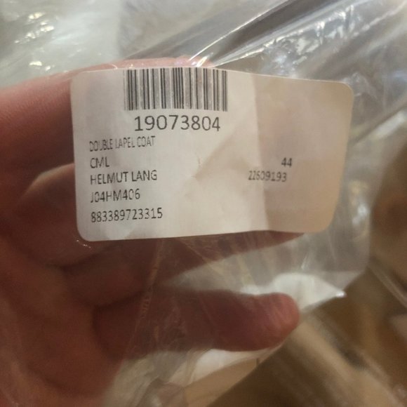 Double Lapel Cashmere Coat - HELMUT LANG - Picture 9 of 12